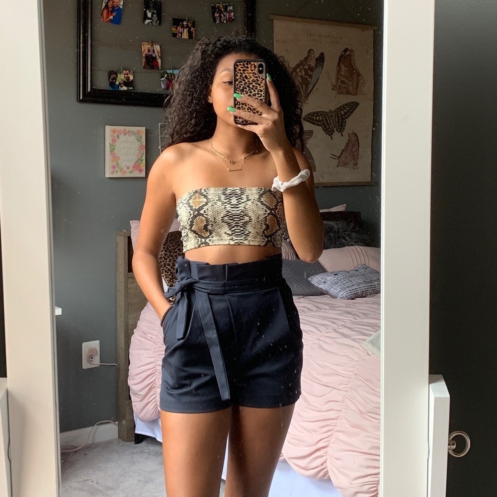 Zara Paper Bag Shorts